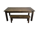 Rustic Yukon Cabin Farm Table Farmhouse Tables