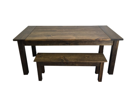 Rustic Yukon Cabin Farm Table Farmhouse Tables