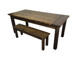 Rustic Yukon Cabin Farm Table Farmhouse Tables