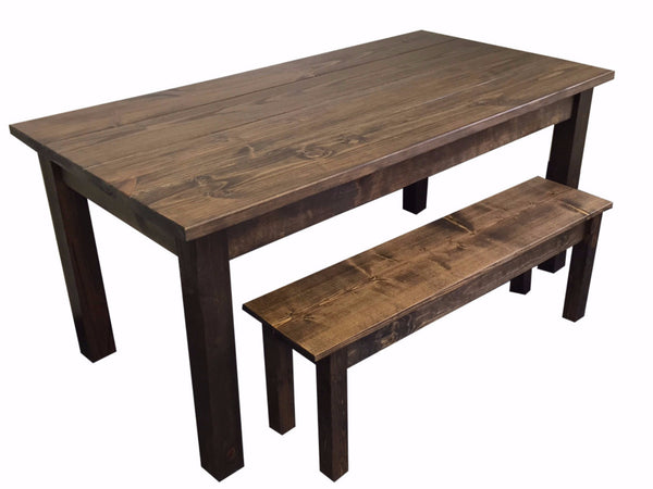Rustic Farmhouse Table Farm Table Harvest Table hand crafted in St. Louis 10
