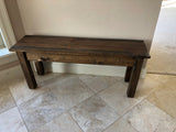 Rustic Yukon Farmhouse Bench