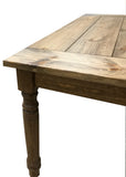Light Walnut English Farmhouse Table