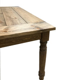 Light Walnut English Farmhouse Table