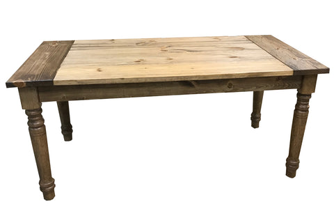 Light Walnut English Farmhouse Table