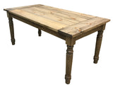 Light Walnut English Farmhouse Table