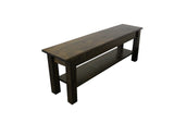 Yukon Bench with Shelf