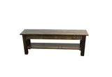 Yukon Bench with Shelf
