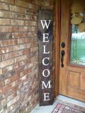 Wood Welcome Sign