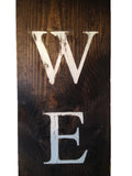 Wood Welcome Sign
